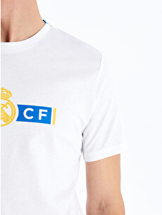 XSIDE ACTIVE DRY-TECH Crew Neck Short Sleeve Real Madrid Printed