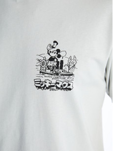 XSIDE Crew Neck Short Sleeve Mickey Mouse Printed Jersey Men's T