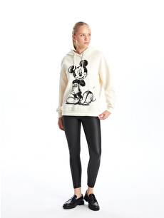 XSIDE Mickey Mouse Printed Oversize Women's Thick Hoodie