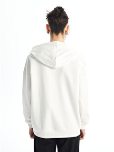 XSIDE Mickey Mouse Baskılı Oversize Kadın Kalın Hoodie - W4BU03Z8