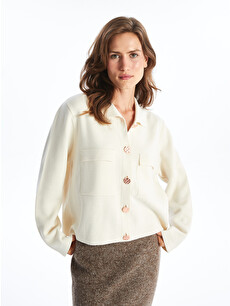 LCWAIKIKI Classic Collared Neck Women's Knitwear Cardigan