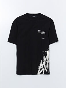 Kain & D≒SIRE LEAVE ME...20250307 XSIDE Crew Neck Printed Jersey Men's T-Shirt -S52684Z8-CVL - LC