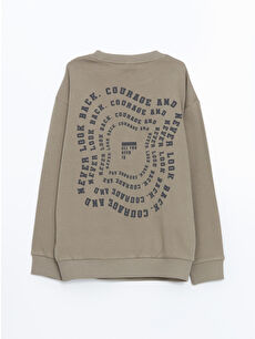 LCW Kids Kahverengi Bisiklet Yaka Erkek Çocuk Tişört - S52708Z4