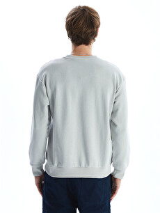 XSIDE Crew Neck Long Sleeve Men's Sweatshirt - S52715Z8-VK7 | LC