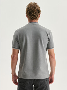 LCW Vision Polo Neck Men's Textured T-shirt - S53482Z8-LAL | LC