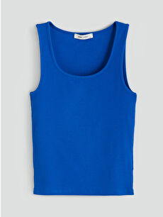 LCW Vision U Neck Textured Women's Tank Top -S54839Z8-HGU