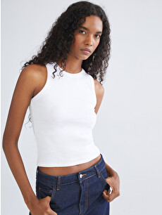 LCW Vision Crew Neck Women's Tank Top - S54840Z8-Q6K | LC Waikiki