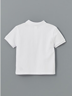 LCW Kids Beyaz Polo Yaka Basic Erkek Çocuk Tişört - S57064Z1-Q6K | LCW