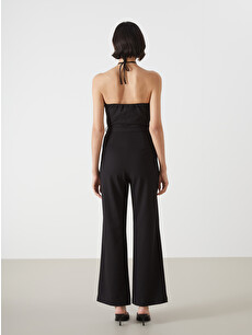LCW Vision Halter Neck Crepe Women's Jumpsuit - S5BH87Z8-CVL | LC