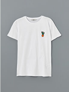 トップス DeuxiemeClasse CREW NECK LOGO EMBROIDERY XSIDE Crew Neck Embroidered Women's T-Shirt -S5DL09Z8-Q6K