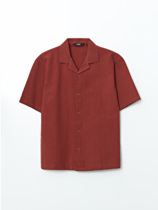 トップス Regular Collar Short Sleeve Shirt XSIDE Relaxed Fit Resort Collar Short Sleeve Men's Shirt