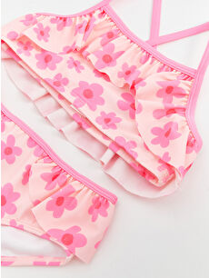♡k♡ LCW Kids Flowered Girls' Bikini Set -S5EH44Z1-LSZ - LC Waikiki