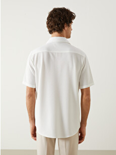 SOUTHBLUE Regular Fit Short Sleeve Men's Textured Shirt - S5FD85Z8