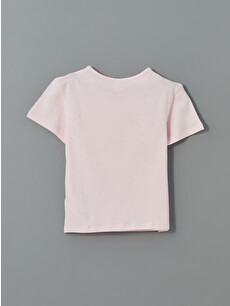LCW Kids Crew Neck Printed Girls' T-Shirt 2 Pack - S5FE09Z1-JYX
