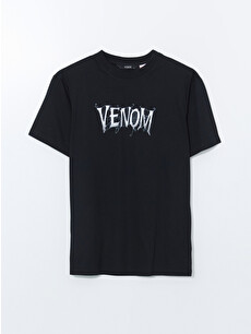 XSIDE Crew Neck Venom Printed Jersey Men's T-Shirt - S5IH78Z8-CVL