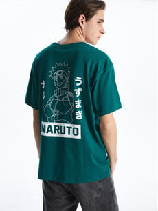 XSIDE Crew Neck Naruto Printed Jersey Men's T-shirt - S5JT61Z8-R4Z