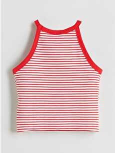 LCW Kids Halter Neck Hello Kitty Printed Girls' Crop Tank Top