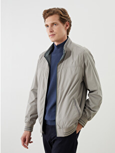 LCWAIKIKI Classic Plus Size Reversible Mock Neck Men's Jacket