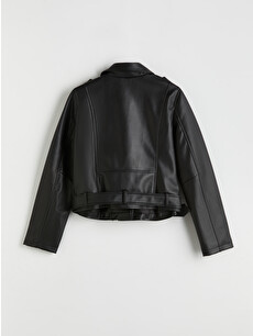 XSIDE Biker Neck Women's Faux Leather Jacket - W54829Z8-CVL | LC