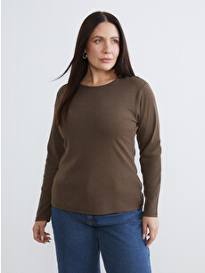 LCW EVERYDAY Crew Neck Women's Body - W57945Z8-DFZ | LC Waikiki