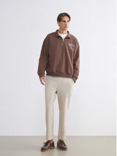 オ*ん様 WANTKEY CAMP WANTKEY EW LOWER 廃盤 希少 XSIDE Funnel Neck Printed Thick Men's Sweatshirt - W5AB05Z8-ZCX