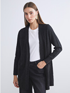 LCWAIKIKI Classic Shawl Collar Women's Knitwear Cardigan