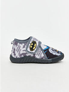 LCW STEPS Gri Batman Nakışlı Erkek Çocuk Panduf - W5DF78Z1-YDF | LCW