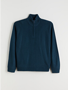 XSIDE Standard Fit Stand Collar Men's Sweater - W5DI58Z8-J3L | LC