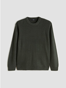 XSIDE Crew Neck Long Sleeve Men's Tricot Sweater - W5G073Z8-J1P