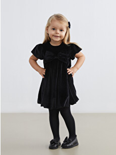 infant black velvet dress Carters Infant Girls Black Velvet Bow Christmas Holiday Party Dress
