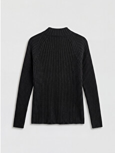 LCWAIKIKI Classic Funnel Neck Women's Knit Sweater - W5H389Z8-CVL