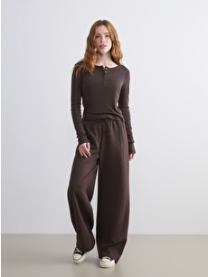 XSIDE Elasticated Waist Wide Leg Women's Sweatpants - W5I916Z8-ZHA