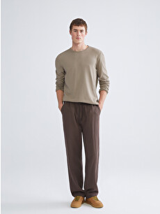 XSIDE Relaxed Fit Men's Trousers - W5KA82Z8-HEH | LC Waikiki