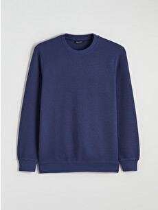 LCWAIKIKI Classic Crew Neck Textured Men's Sweatshirt - W5M047Z8