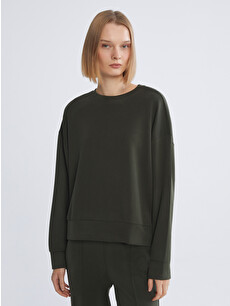 XSIDE Crew Neck Oversize Women's Sweatshirt - W5MC02Z8-24V | LC
