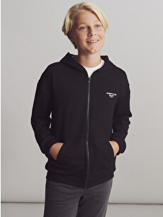 LCW Kids Hooded Boys' Zip-up Sweatshirt - W5MF67Z4-CVL | LC Waikiki