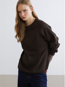 XSIDE Crew Neck Women's Thick Sweatshirt - W5MM48Z8-1VF | LC Waikiki