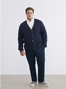SOUTHBLUE Classic Fit Wool Blend Men's Knit Cardigan - W5N358Z8