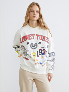 XSIDE Looney Tunes Printed Women's Thick Sweatshirt - W5NE20Z8-R9J