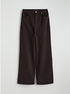 XSIDE Kahverengi Wideleg Kadın Jean Pantolon - W5NT96Z8-94W | LCW