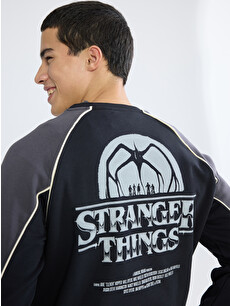 XSIDE Crew Neck Stranger Things Licensed Men's Thick Sweatshirt