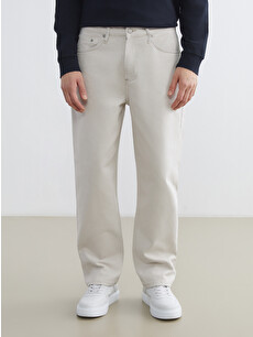 XSIDE Gri Standart Kalıp Gabardin Erkek Pantolon - W5O605Z8-G7L | LCW