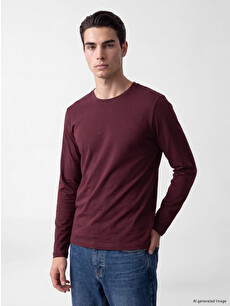 LCWAIKIKI Classic Crew Neck Long Sleeve Men's T-shirt - S60359Z8