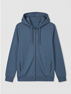 LCWAIKIKI Basic Men's Hooded Zip-up Sweatshirt - S60369Z8-ZA6 | LC