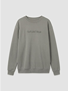 ミュージシャン GODONLYKNOWS SIGNATURE CREW NECK SWEAT LCWAIKIKI Classic Crew Neck Printed Men's Sweatshirt - S61459Z8