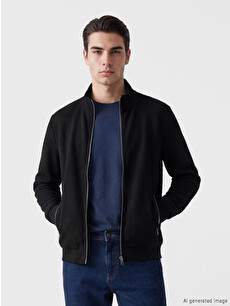 LC WAIKIKI Men's Mock Neck Zip-Up Sweatshirt - S61735Z8-CVL - LC