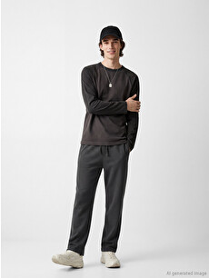 TFW49／SWEAT PANTS ブラック Lサイズ XSIDE Loose Fit Men's Sweatpants - S61820Z8-VX9 | LC Waikiki