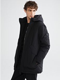 SOUTHBLUE Standard Fit Hooded Men's Coat - S61860Z8-CVL - LC Waikiki