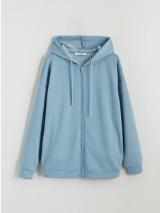 LCWAIKIKI Basic Soft Touch Women's Zip-up Hoodie - S64101Z8-R0W