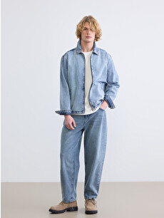 XSIDE İndigo Rahat Kalıp Erkek Jean Ceket - S65396Z8-H45 | LCW